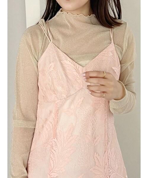 MERCURYDUO（マーキュリーデュオ）の「アソートシアートップス（Tシャツ/カットソー・レディース・シルバー/ゴールド/オフホワイト/ブラック/アイスブルー・F）」の15枚目の写真