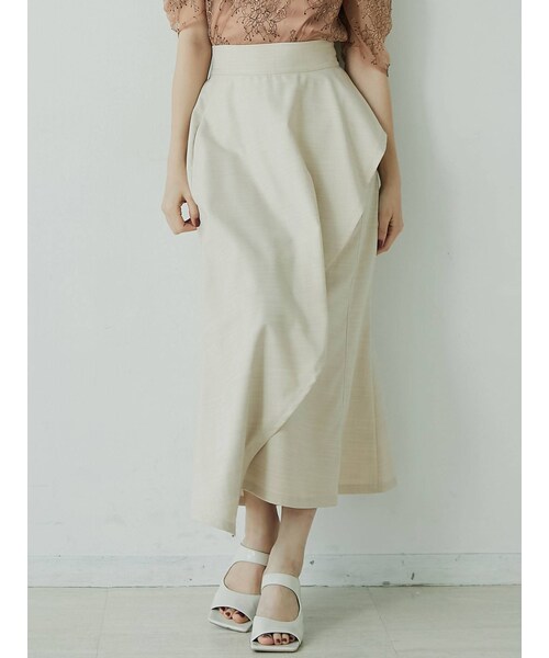 ラッフルマーメイドスカート