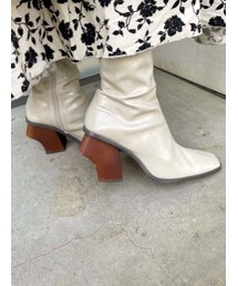 merry jenny | woodヒールミドルブーツ(ブーツ)