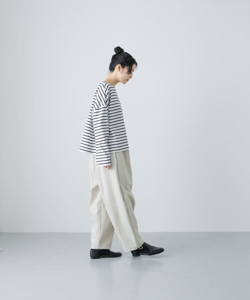 かぐれ（カグレ）の「ボリュームパンツ（その他パンツ・レディース・IVORY/BLACK・FREE）」の12枚目の写真