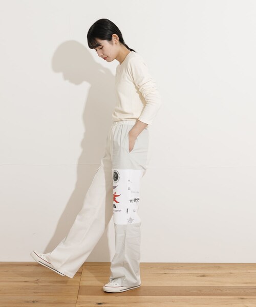 THE GOODLAND MARKET（ザグッドランドマーケット）の「SREU　Swiching PANTS（その他パンツ・レディース・IVORY2/IVORY1/BLACK1/BLACK2・L/S）」の18枚目の写真