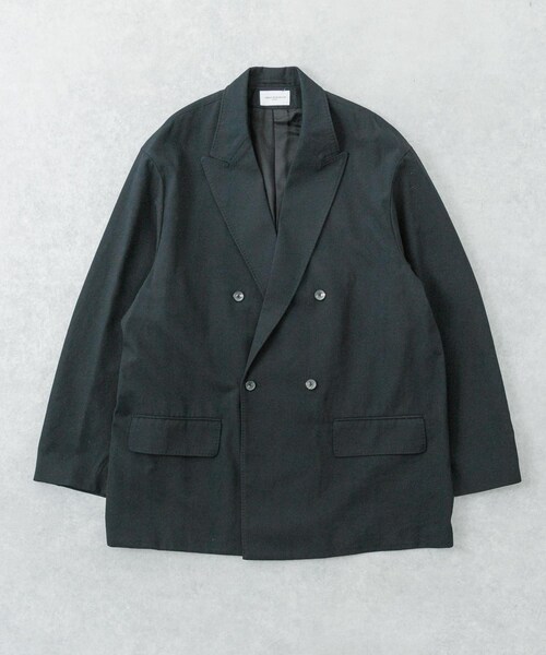URBAN RESEARCH（アーバンリサーチ）の「new basic　HIGH TWIST WOOL W JACKET（テーラードジャケット・メンズ・BLACK/CHECK・M/L/XL）」の3枚目の写真