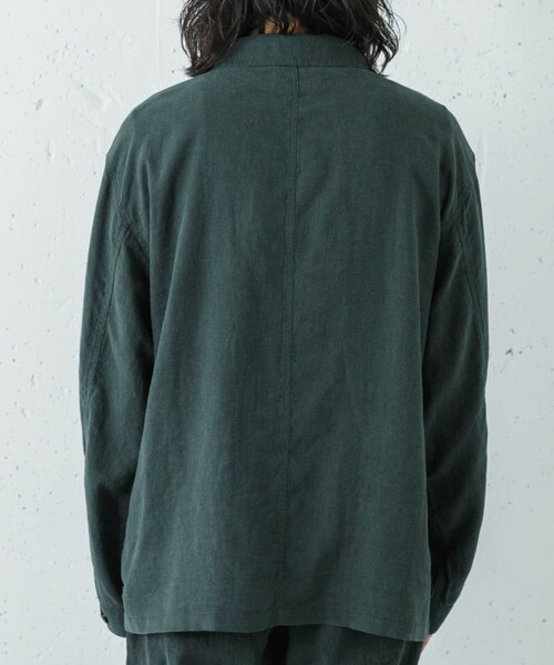 URBAN RESEARCH（アーバンリサーチ）の「『別注』LE VETEMENT ATLANTIQUE×URBAN RESEARCH　ワークジャケット（カバーオール・メンズ・D.GREEN/BLACK・M/L）」の11枚目の写真