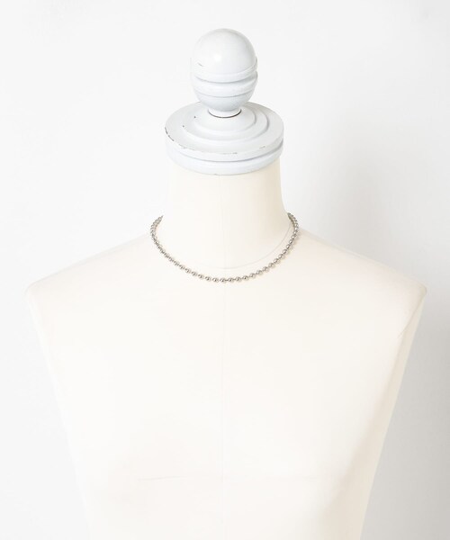 URBAN RESEARCH Sonny Label（アーバンリサーチサニーレーベル）の「ボールチェーンネックレス（ネックレス・レディース・シルバー/ゴールド・One）」の5枚目の写真