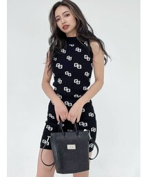 GYDA | GG PATTERNアメスリニットワンピース(ワンピース)
