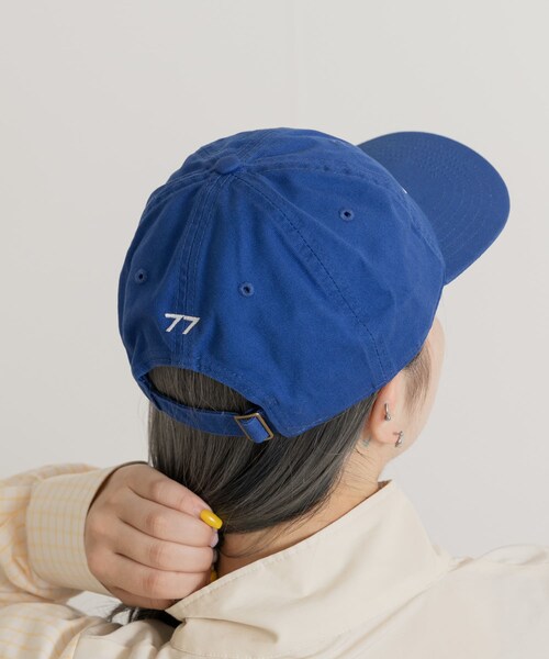 THE GOODLAND MARKET（ザグッドランドマーケット）の「77circa　fandom embroidery cap（キャップ・レディース・blue/beige/gray/black・one）」の19枚目の写真