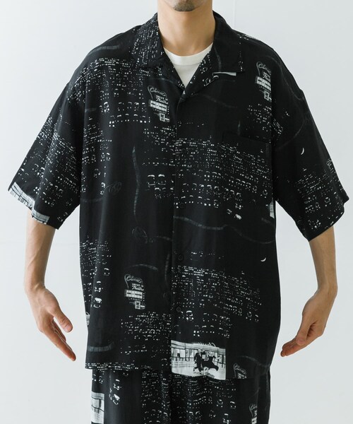 URBAN RESEARCH(アーバンリサーチ)の「PORTER CLASSIC ALOHA SHIRTS DRIVEIN THEATER(シャツ/ブラウス・メンズ・BLK・L/XL)」の3枚目の写真