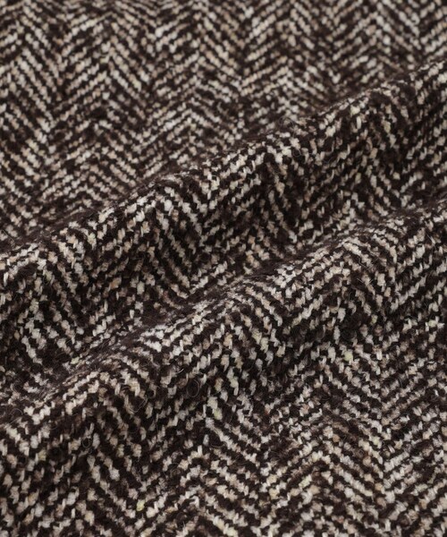 ADAM ET ROPE'(アダムエロペ)の「【WEB限定】・【定番】スタンドカラーウールミドルコート(その他アウター・レディース・ブラック系/ダークブラウン系・F)」の16枚目の写真