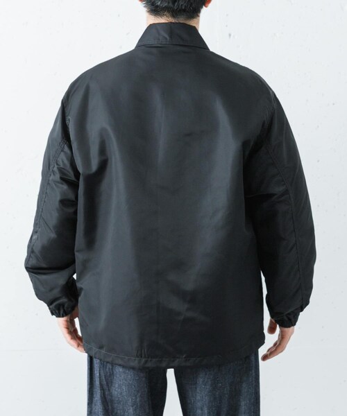 URBAN RESEARCH（アーバンリサーチ）の「blurhmsROOTSTOCK　WASHED NYLON COACH JACKET（テーラードジャケット・メンズ・BLACK・2/3/4）」の3枚目の写真