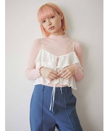 merry jenny | レースニットソービスチェ(キャミソール)