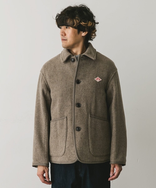 URBAN RESEARCH DOORS（アーバンリサーチドアーズ）の「DANTON　COVERALLS JACKET（カバーオール・メンズ・H.BEIGE/NAVY/M.GREY/BLACK・38/40/42）」の14枚目の写真