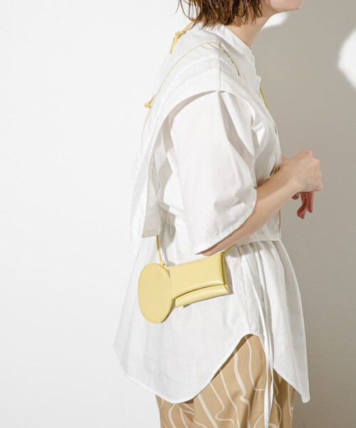 KBF（ケイビーエフ）の「レザーポーチBAG（その他雑貨・レディース・YELLOW/BLACK・one）」の13枚目の写真