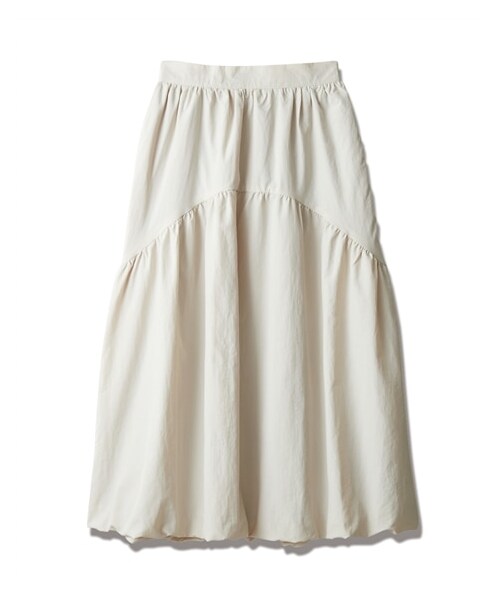 nissen（ニッセン）の「バルーンスカート（スカート・レディース・オリーブ/ライトベージュ/オフホワイト・S/M/L/LL）」の2枚目の写真