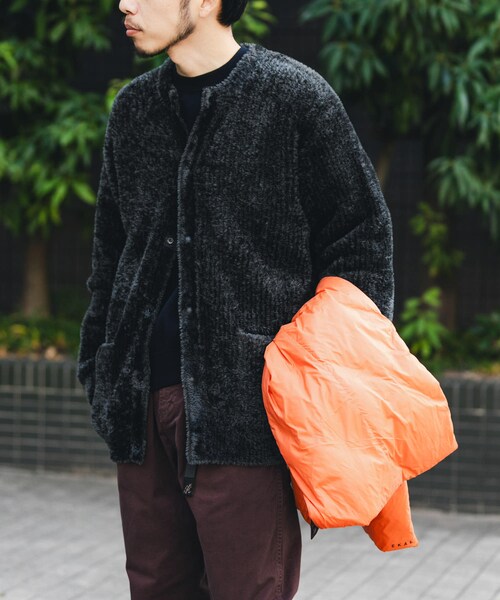 EKAL（エカル）の「OCTAカーディガン（カーディガン/ボレロ・メンズ・ブラック/グレー・M/L）」の19枚目の写真