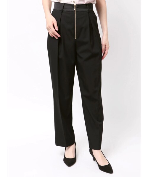 TONAL(トーナル)の「サテンウエストタックパンツ(その他パンツ・レディース・グレー/ブラック/ベージュ・L)」の17枚目の写真