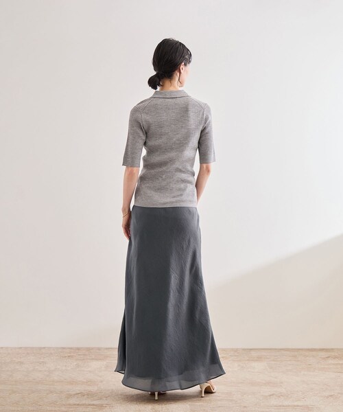 ROPE'(ロペ)の「シアーエアリー マーメイドスカート/セットアップ対応(スカート・レディース・ブラック/グレー・36/38)」の19枚目の写真