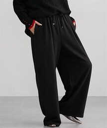 Soiunique | もちもちムースタッチカルゼ素材カットソーパンツ　［Soiunique］(その他パンツ)