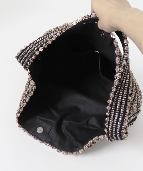 かぐれ（カグレ）の「Antonello Tedde　BUDELLI LARGE ROMBI（ショルダーバッグ・レディース・BrownBlack・one）」の8枚目の写真