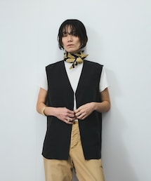 [25SS]GENTLE SILKジレ【セットアップ対応】