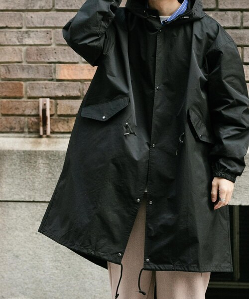 ITEMS URBANRESEARCH（アイテムズ アーバンリサーチ）の「オーバーサイズモッズコート（モッズコート・メンズ・KHK/OFF/BLK・M/L）」の22枚目の写真