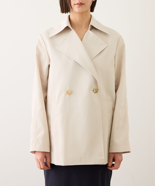 ROPE'（ロペ）の「【撥水加工】ライトミドル丈トレンチコート（トレンチコート・レディース・オフホワイト/ベージュ・F）」の20枚目の写真