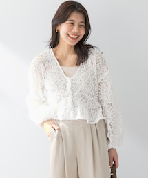 URBAN RESEARCH ROSSO | F by ROSSO コードレースブラウス(シャツ/ブラウス)