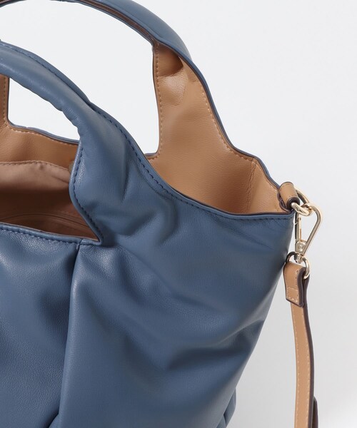 URBAN RESEARCH DOORS(アーバンリサーチドアーズ)の「パファーハンドルバッグ(ハンドバッグ・レディース・BLUE/BROWN・one)」の15枚目の写真