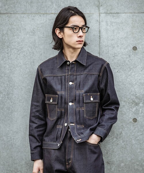URBAN RESEARCH(アーバンリサーチ)の「SHIOTA スーピマDENIM JACKET #BEN(デニムジャケット・メンズ・INDIGO・S/M/L/XL)」の6枚目の写真