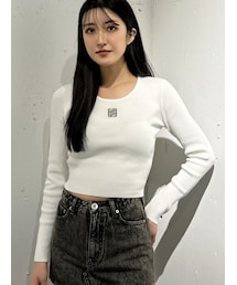 GYDA | GYGYプレートニットトップス(ニット/セーター)