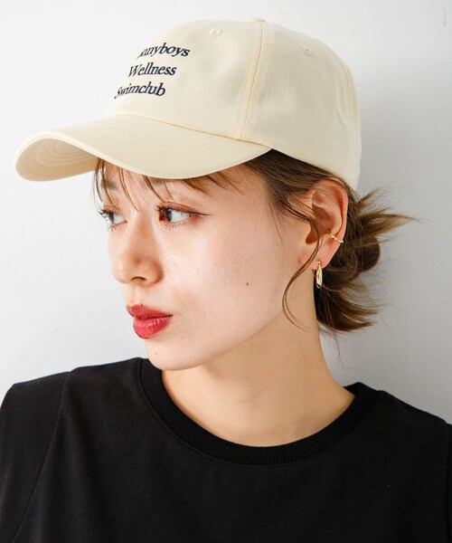 URBAN RESEARCH Sonny Label（アーバンリサーチサニーレーベル）の「Sonnyboys logo cap（キャップ・レディース・ネイビー/グリーン/オフ/ブラウン・one）」の10枚目の写真