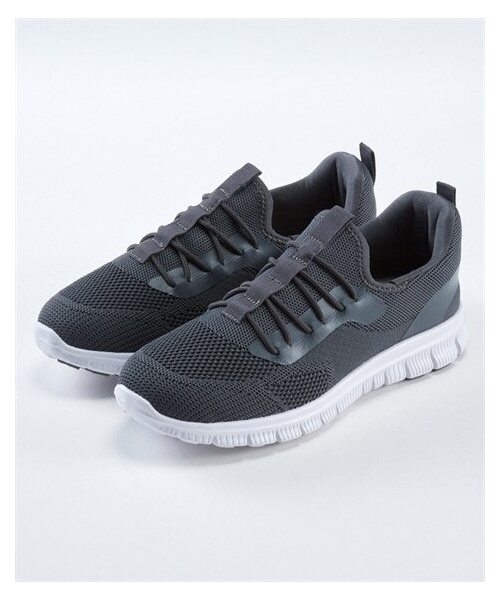 nissen（ニッセン）の「【ゆったり幅広】超軽量メッシュスニーカー（ワイズ４Ｅ）（スニーカー・メンズ・黒/ベージュ/ホワイト/グレー・23.5cm/4E/24.0cm/4E/24.5cm/4E/25.0cm/4E/25.5cm/4E/26.0cm/4E/26.5cm/4E）」の3枚目の写真