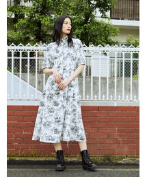 jouetie | スタンドカラーウエストタックワンピース(ワンピース)