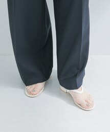 メッシュフラットシューズ
