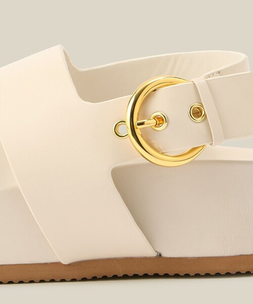 ROPE'（ロペ）の「スプリットレザーフットベッドサンダル（サンダル・レディース・ブラック/ベージュ・36/36.5/37/37.5）」の14枚目の写真