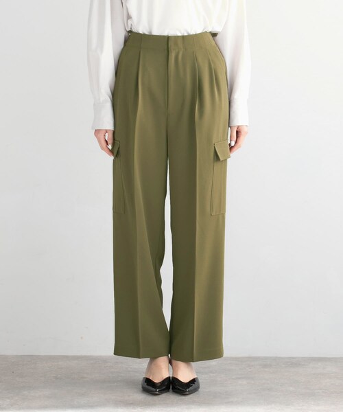 URBAN RESEARCH ROSSO（アーバンリサーチロッソ）の「センタープレスカーゴパンツ（その他パンツ・レディース・IVORY/KHAKI・FREE）」の20枚目の写真