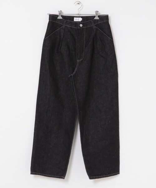 URBAN RESEARCH DOORS（アーバンリサーチドアーズ）の「STILL BY HAND　HEMP MIXED DENIM PANTS（デニムパンツ・メンズ・BLACK/DARK NAVY・44/46/48）」の4枚目の写真