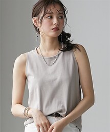 nissen | 大きいサイズ　タンクトップ　miclat(キャミソール)