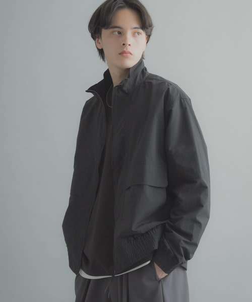 SENSE OF PLACE by URBAN RESEARCH(センスオブプレイスバイアーバンリサーチ)の「リップストップナイロンブルゾン(ブルゾン・メンズ・BLACK/BROWN/YELLOW・M/L)」の1枚目の写真