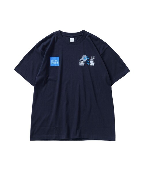 bonjour records（ボンジュールレコーズ）の「chocomoo×bonjour records DOG君 Tee（Tシャツ/カットソー・レディース・ブラック/ホワイト・L/M/XL）」の13枚目の写真