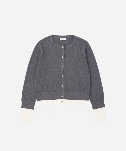 Saturdays NYC(サタデーズ ニューヨークシティ )の「Halle Double Layer Cardigan | WOMEN(カーディガン/ボレロ・レディース・ブラック/グレー/キャメル・L/M/S)」の9枚目の写真