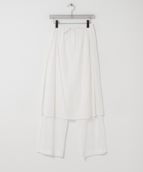 URBAN RESEARCH（アーバンリサーチ）の「AMOMENTO　SHEER LAYERED PANTS（その他パンツ・レディース・BLACK/WHITE・0/1）」の5枚目の写真