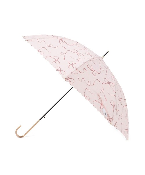 ROPE' PICNIC（ロペピクニック）の「【Wpc.】【晴雨兼用】ハートリボン長傘（長傘・レディース・ホワイト系/ブラウン/ピンク・F）」の10枚目の写真