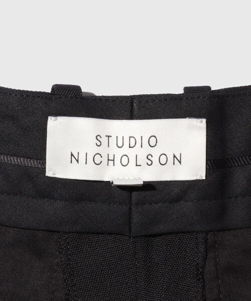ADAM ET ROPE'(アダムエロペ)の「【STUDIO NICHOLSON/スタジオニコルソン】LINE D.PLEAT VOLUME PT(スラックス・メンズ・ブラック・M/S)」の10枚目の写真