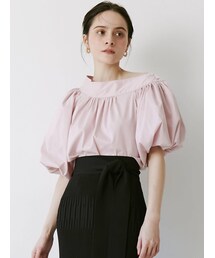 LAGUNAMOON | アシンメトリーボリュームスリーブブラウス(シャツ/ブラウス)
