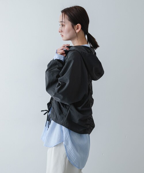SENSE OF PLACE by URBAN RESEARCH(センスオブプレイスバイアーバンリサーチ)の「シャーリングライトブルゾン(ブルゾン・レディース・OFF WHITE/L.BLUE/CHARCOAL・One)」の14枚目の写真