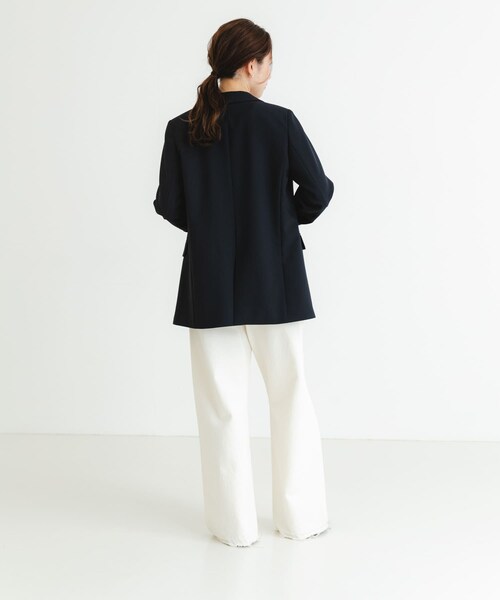 URBAN RESEARCH（アーバンリサーチ）の「『3サイズ展開』ダメージワイドデニムパンツ（デニムパンツ・レディース・INDIGO/WHITE/BLACK・34/36/38）」の12枚目の写真