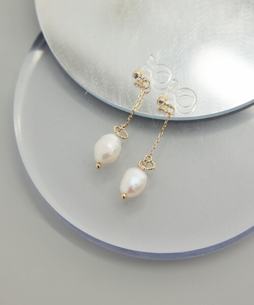 ROPE' PICNIC（ロペピクニック）の「チェーン/パールノンホールピアス（ピアス（両耳用）・レディース・ゴールド/シルバー・F）」の7枚目の写真