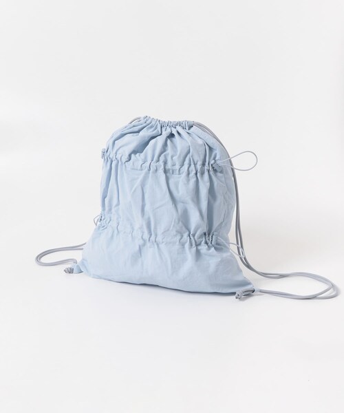 SMELLY（スメリー）の「ドロストギャザーナップサック（バックパック/リュック・レディース・L.BLU/BLK・-）」の20枚目の写真