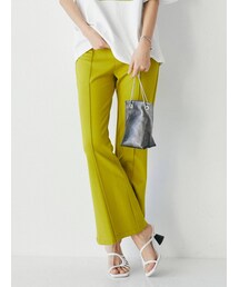 MURUA | スムースフィットアンドフレアパンツ(スラックス)