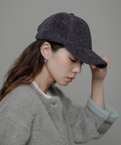 URBAN RESEARCH Sonny Label（アーバンリサーチサニーレーベル）の「ベロアタッチバックロゴCAP（キャップ・レディース・Lベージュ/キャメル/ネイビー・one）」の2枚目の写真